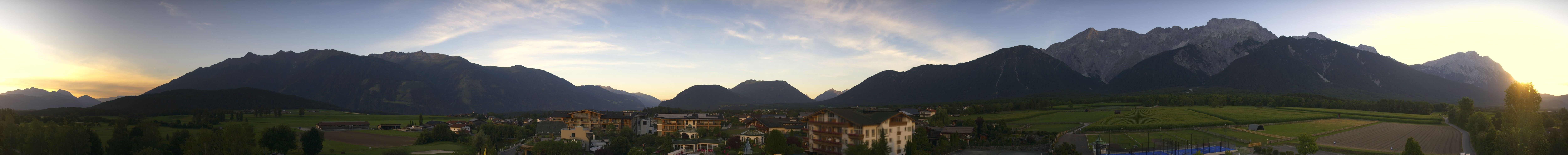 Archiv Foto Webcam Alpenresort Schwarz: Mieminger Plateau