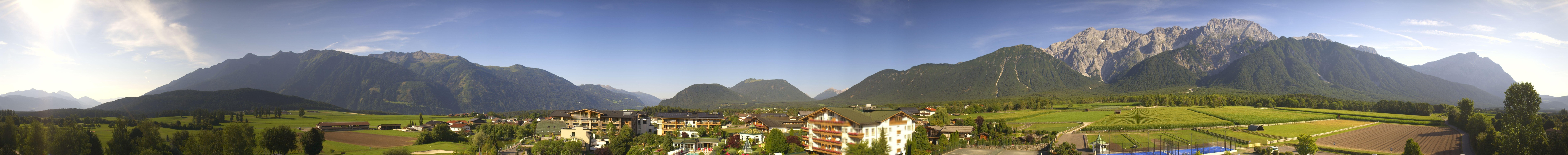 Archiv Foto Webcam Alpenresort Schwarz: Mieminger Plateau