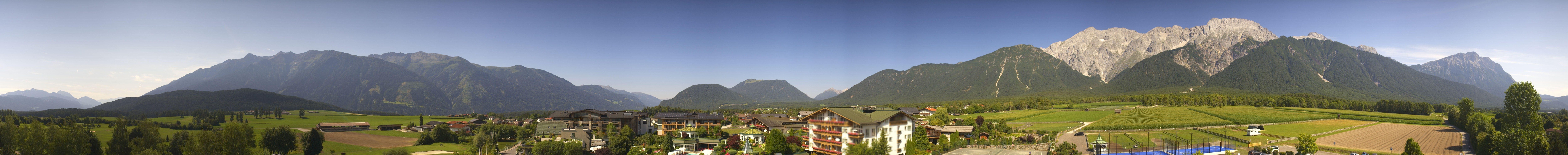 Archiv Foto Webcam Alpenresort Schwarz: Mieminger Plateau