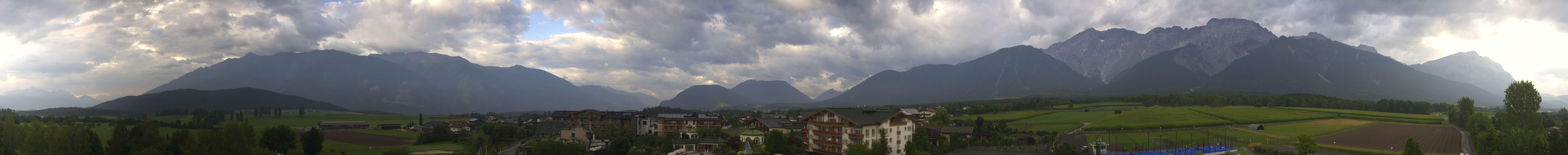 Archiv Foto Webcam Alpenresort Schwarz: Mieminger Plateau