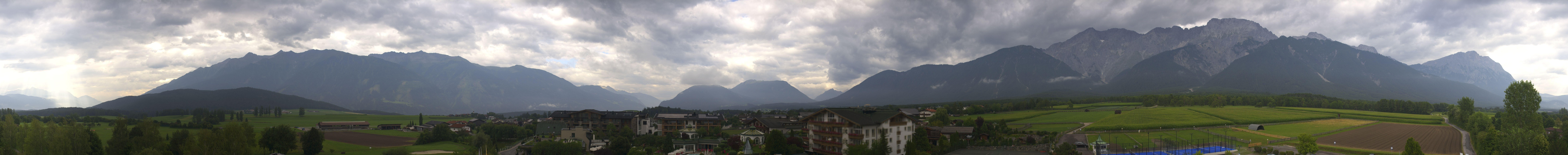 Archiv Foto Webcam Alpenresort Schwarz: Mieminger Plateau