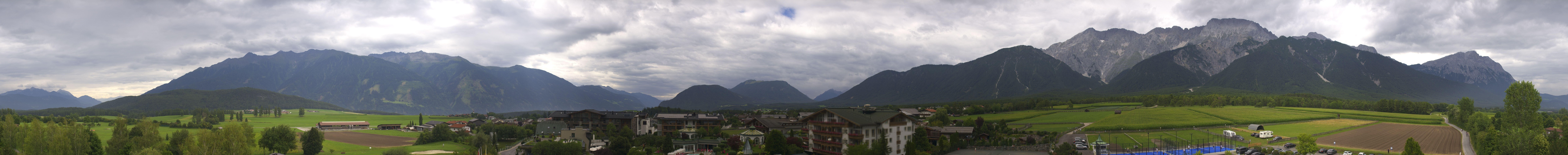 Archiv Foto Webcam Alpenresort Schwarz: Mieminger Plateau
