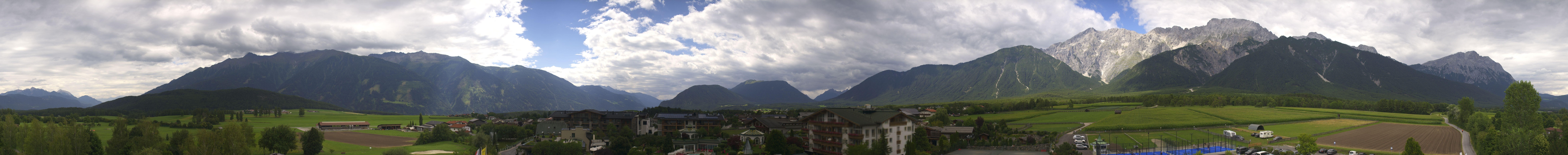 Archiv Foto Webcam Alpenresort Schwarz: Mieminger Plateau