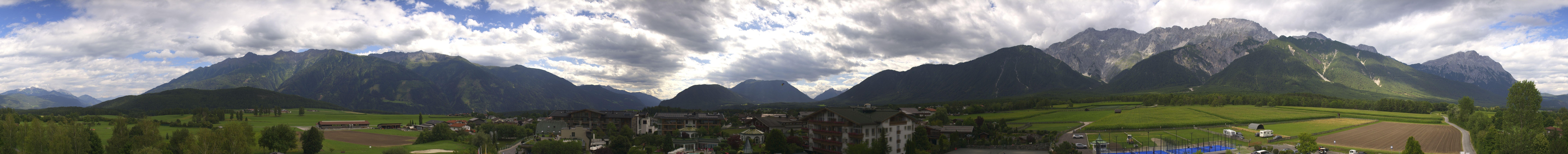 Archiv Foto Webcam Alpenresort Schwarz: Mieminger Plateau