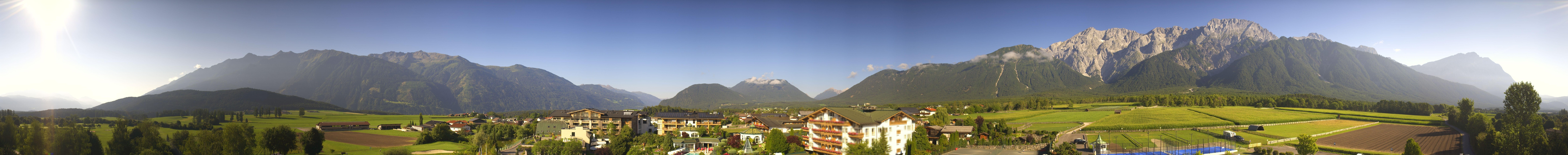 Archiv Foto Webcam Alpenresort Schwarz: Mieminger Plateau