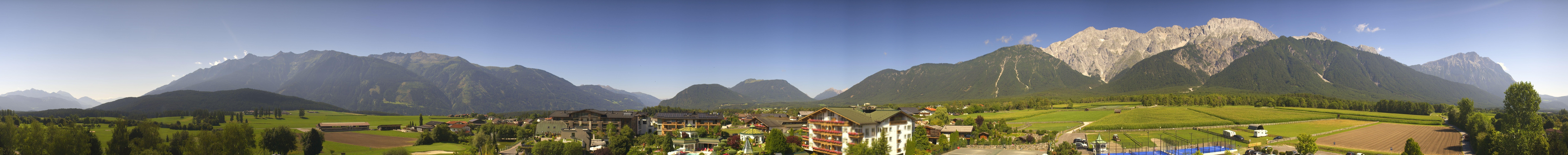 Archiv Foto Webcam Alpenresort Schwarz: Mieminger Plateau