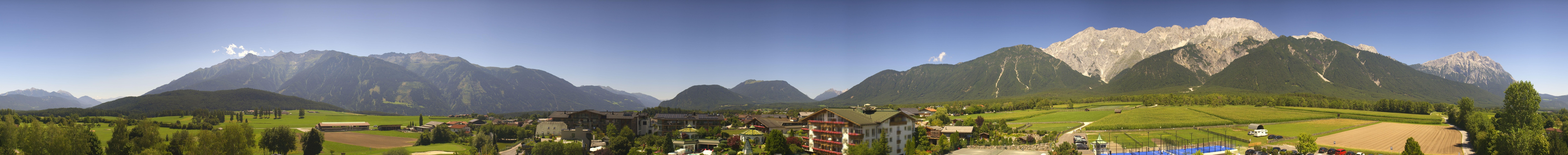Archiv Foto Webcam Alpenresort Schwarz: Mieminger Plateau