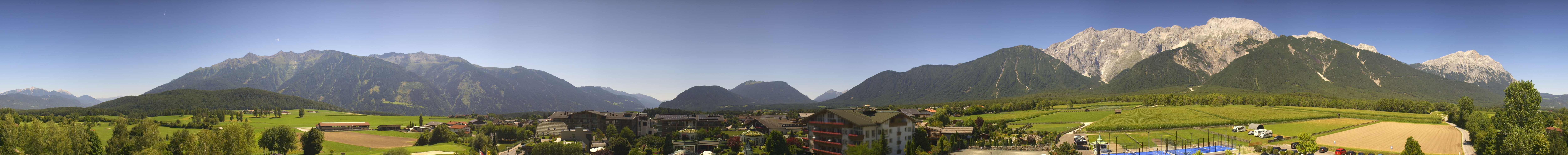 Archiv Foto Webcam Alpenresort Schwarz: Mieminger Plateau