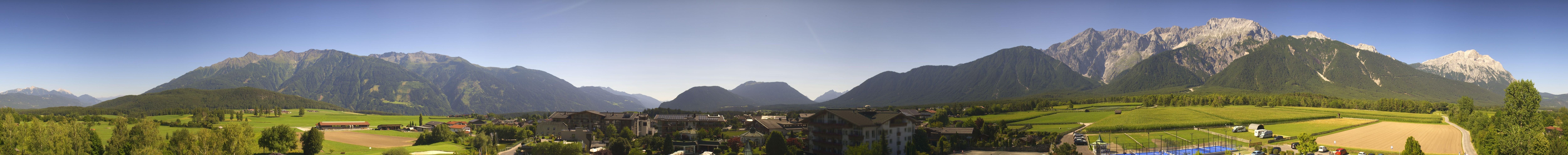 Archiv Foto Webcam Alpenresort Schwarz: Mieminger Plateau