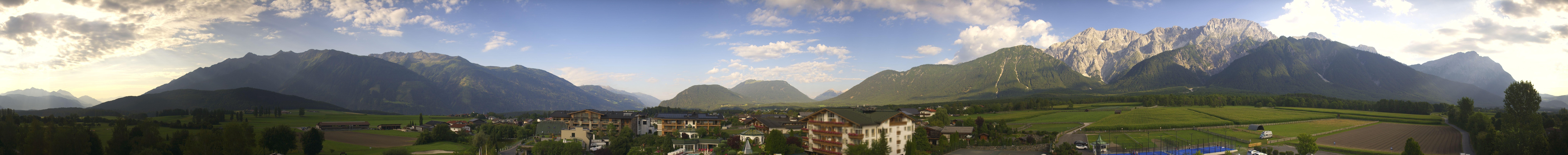 Archiv Foto Webcam Alpenresort Schwarz: Mieminger Plateau