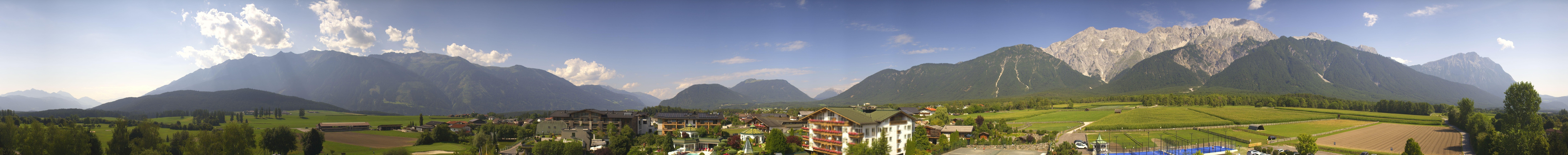 Archiv Foto Webcam Alpenresort Schwarz: Mieminger Plateau