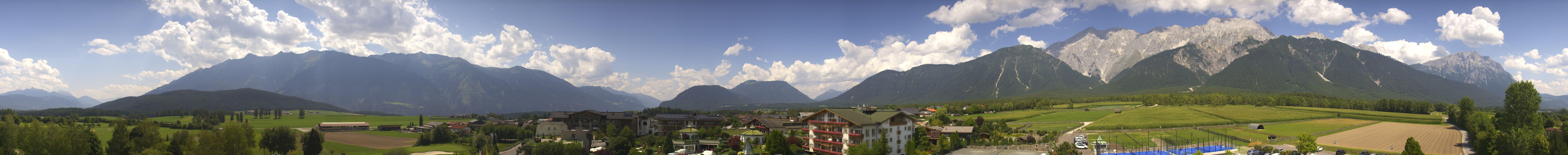 Archiv Foto Webcam Alpenresort Schwarz: Mieminger Plateau