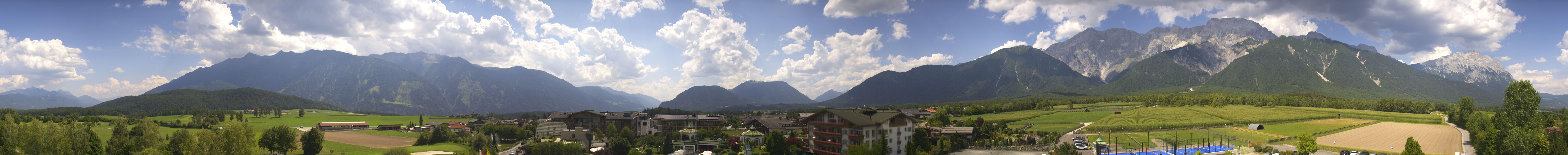 Archiv Foto Webcam Alpenresort Schwarz: Mieminger Plateau