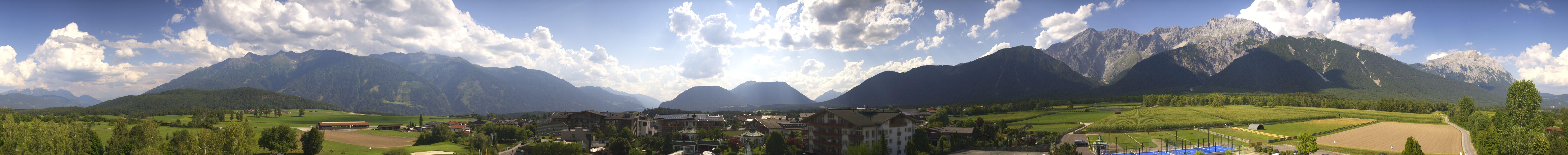 Archiv Foto Webcam Alpenresort Schwarz: Mieminger Plateau