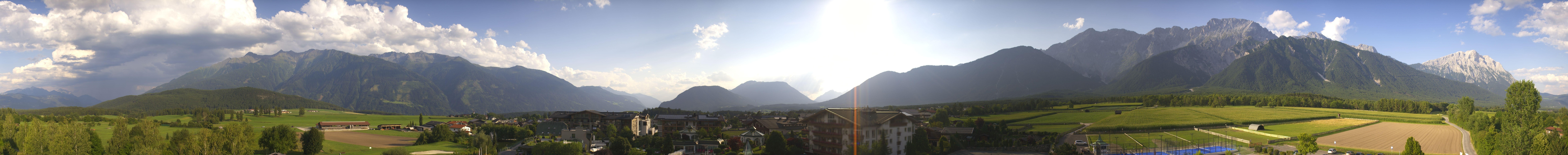 Archiv Foto Webcam Alpenresort Schwarz: Mieminger Plateau