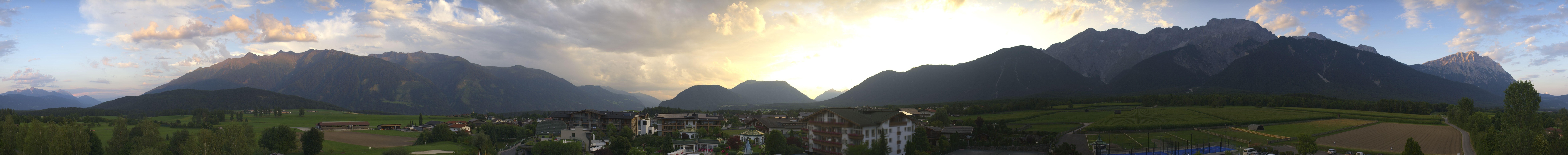 Archiv Foto Webcam Alpenresort Schwarz: Mieminger Plateau