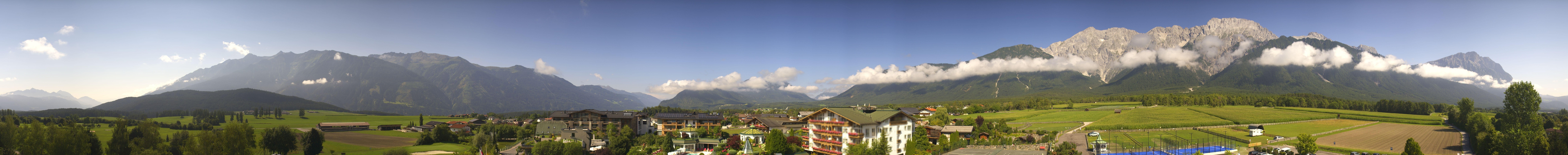 Archiv Foto Webcam Alpenresort Schwarz: Mieminger Plateau