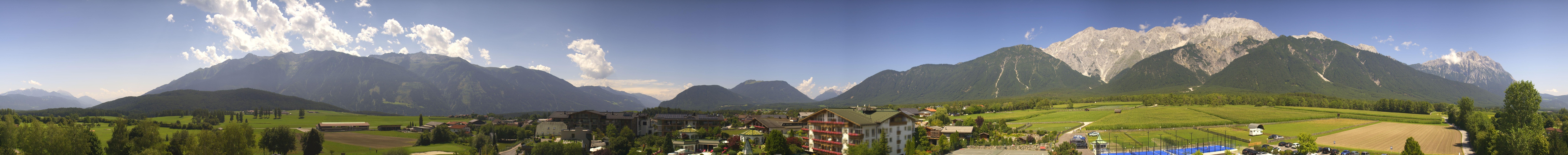 Archiv Foto Webcam Alpenresort Schwarz: Mieminger Plateau