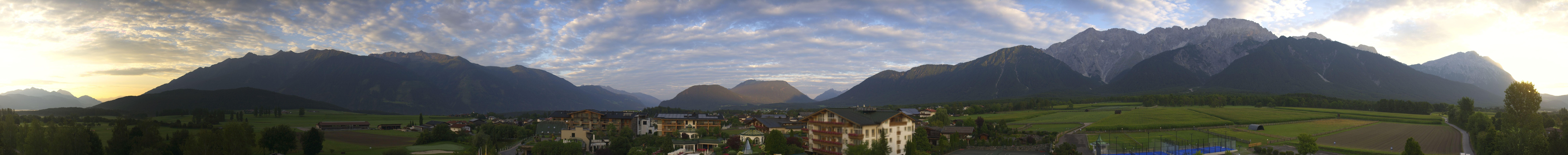 Archiv Foto Webcam Alpenresort Schwarz: Mieminger Plateau