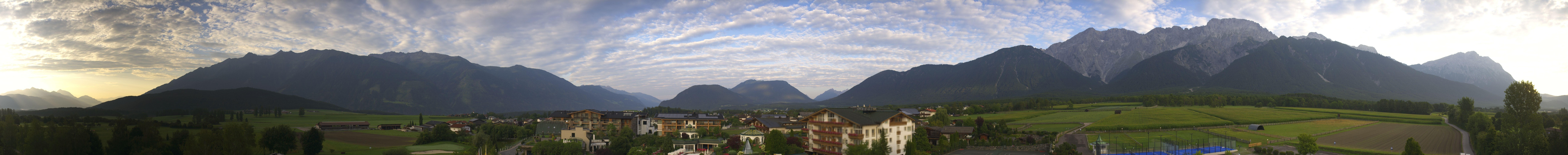 Archiv Foto Webcam Alpenresort Schwarz: Mieminger Plateau
