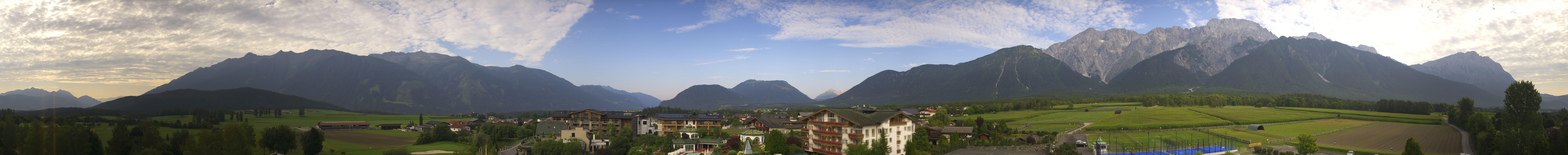 Archiv Foto Webcam Alpenresort Schwarz: Mieminger Plateau