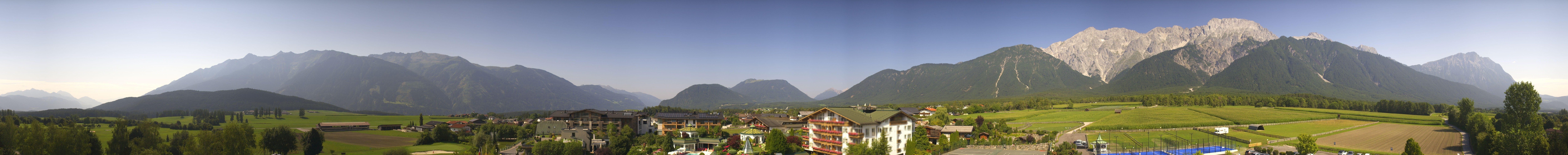 Archiv Foto Webcam Alpenresort Schwarz: Mieminger Plateau