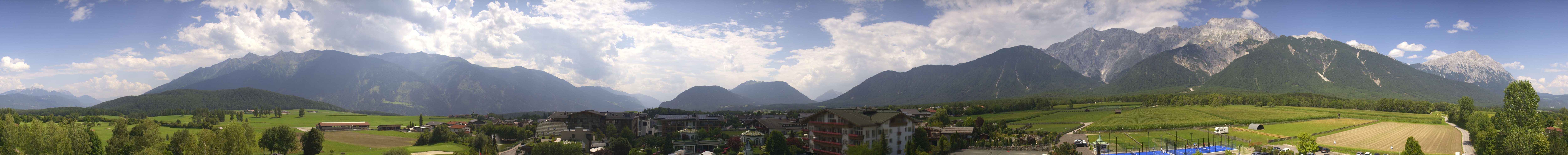 Archiv Foto Webcam Alpenresort Schwarz: Mieminger Plateau