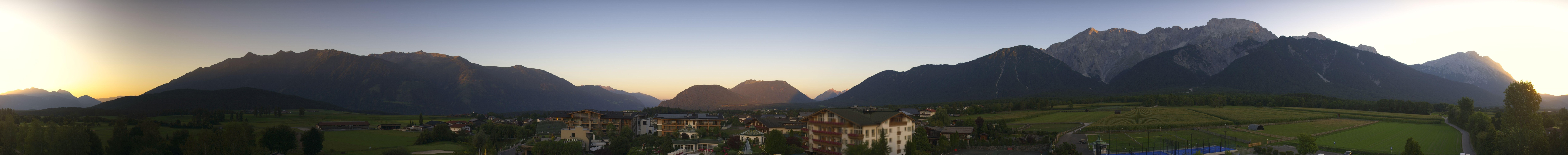 Archiv Foto Webcam Alpenresort Schwarz: Mieminger Plateau
