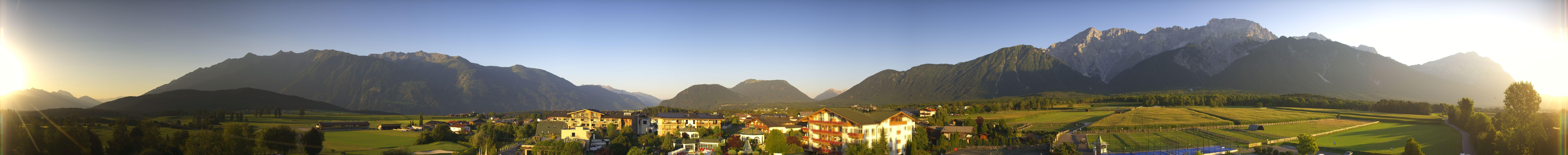 Archiv Foto Webcam Alpenresort Schwarz: Mieminger Plateau