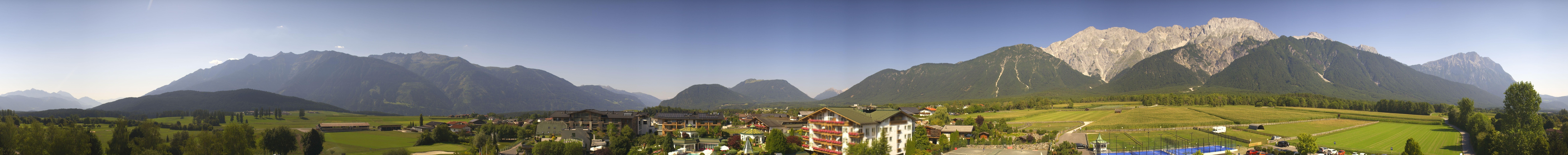 Archiv Foto Webcam Alpenresort Schwarz: Mieminger Plateau