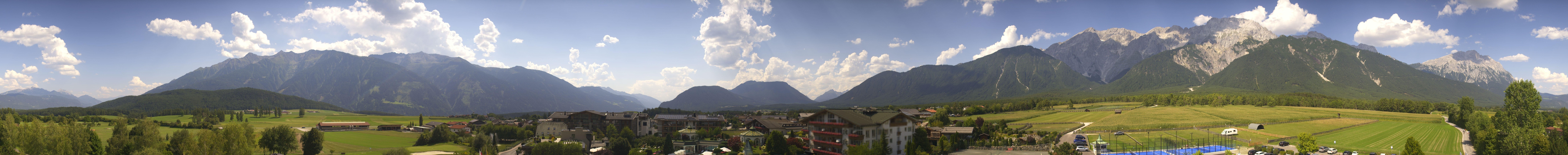 Archiv Foto Webcam Alpenresort Schwarz: Mieminger Plateau