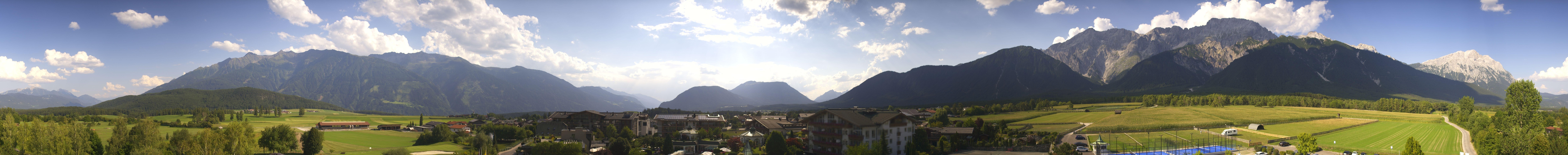 Archiv Foto Webcam Alpenresort Schwarz: Mieminger Plateau