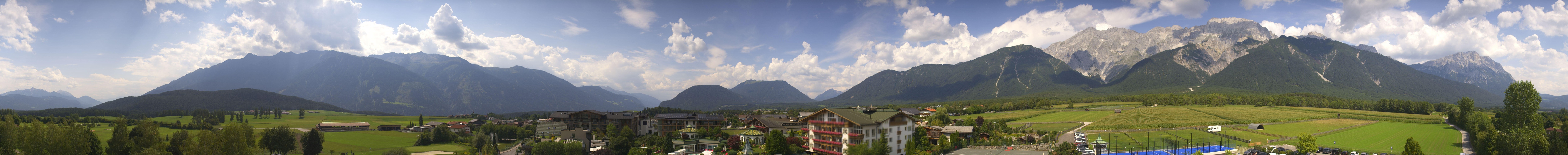 Archived image Webcam Alpenresort Schwarz at Mieming Plateau