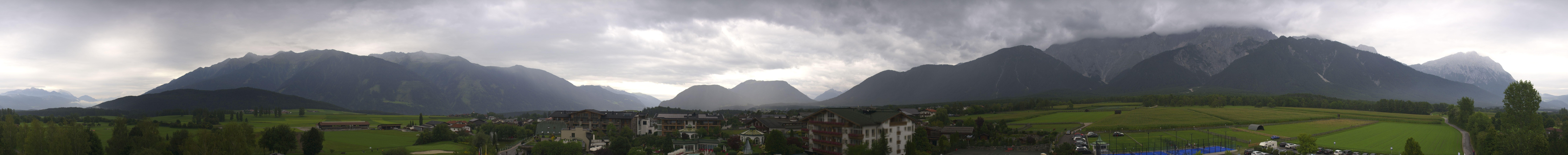 Archiv Foto Webcam Alpenresort Schwarz: Mieminger Plateau