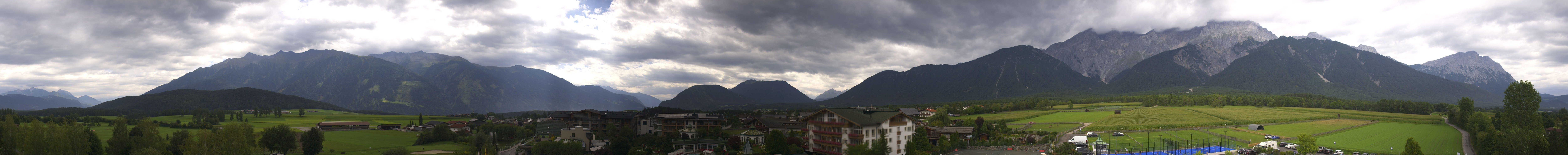 Archiv Foto Webcam Alpenresort Schwarz: Mieminger Plateau
