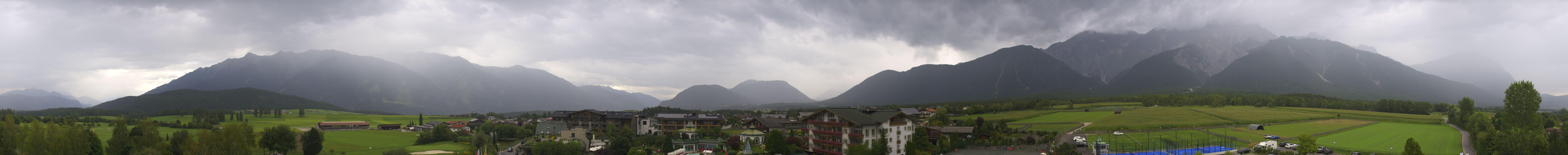 Archiv Foto Webcam Alpenresort Schwarz: Mieminger Plateau