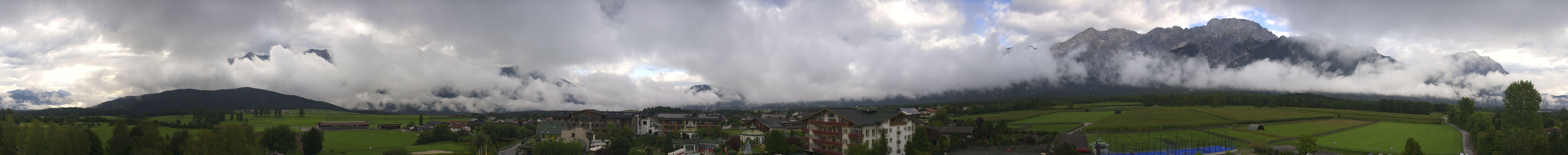 Archiv Foto Webcam Alpenresort Schwarz: Mieminger Plateau