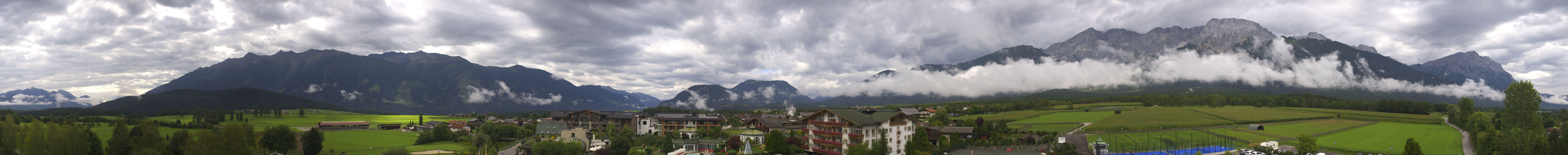 Archiv Foto Webcam Alpenresort Schwarz: Mieminger Plateau