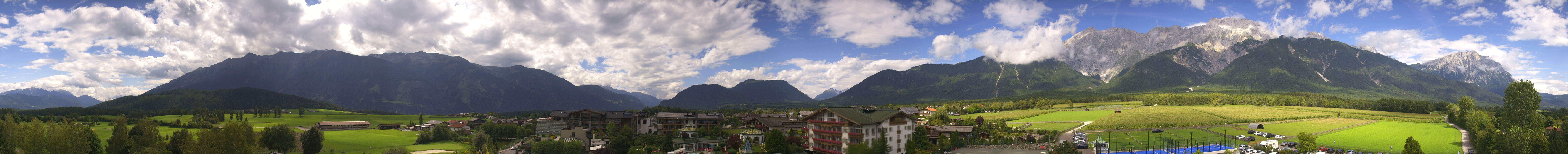 Archiv Foto Webcam Alpenresort Schwarz: Mieminger Plateau