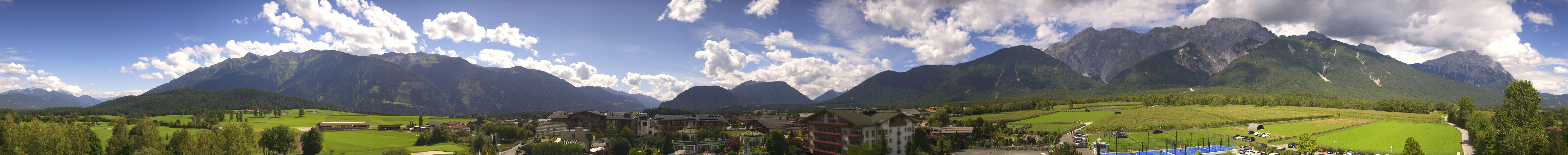 Archiv Foto Webcam Alpenresort Schwarz: Mieminger Plateau