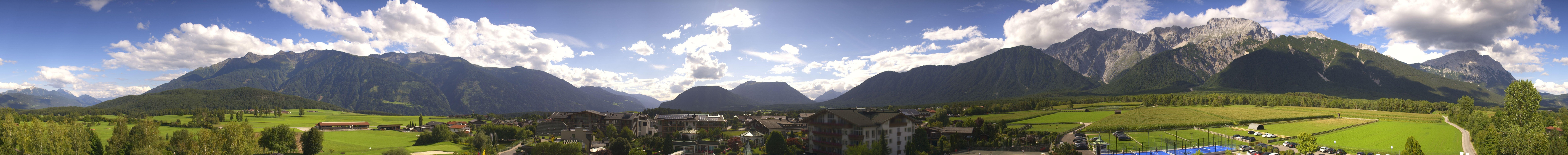 Archiv Foto Webcam Alpenresort Schwarz: Mieminger Plateau