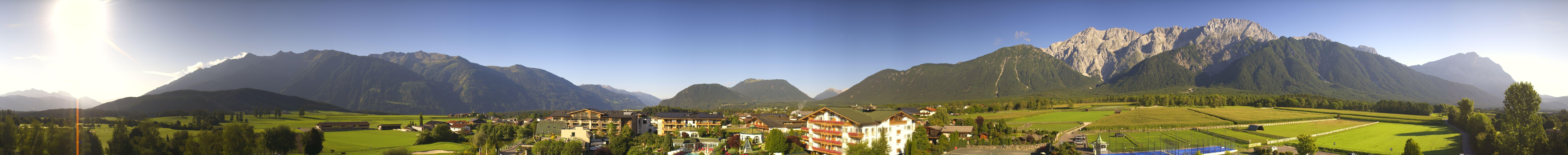 Archiv Foto Webcam Alpenresort Schwarz: Mieminger Plateau