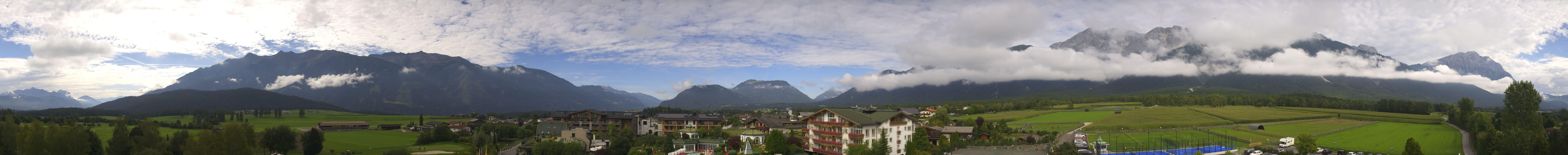 Archiv Foto Webcam Alpenresort Schwarz: Mieminger Plateau
