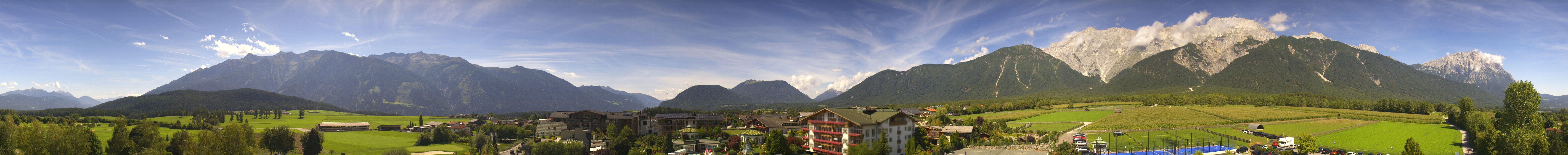 Archiv Foto Webcam Alpenresort Schwarz: Mieminger Plateau
