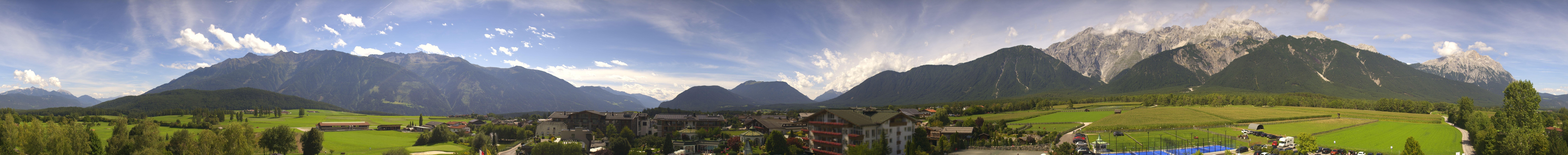 Archiv Foto Webcam Alpenresort Schwarz: Mieminger Plateau