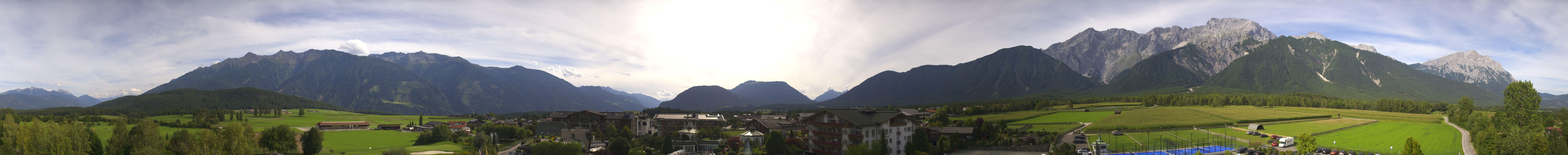 Archiv Foto Webcam Alpenresort Schwarz: Mieminger Plateau