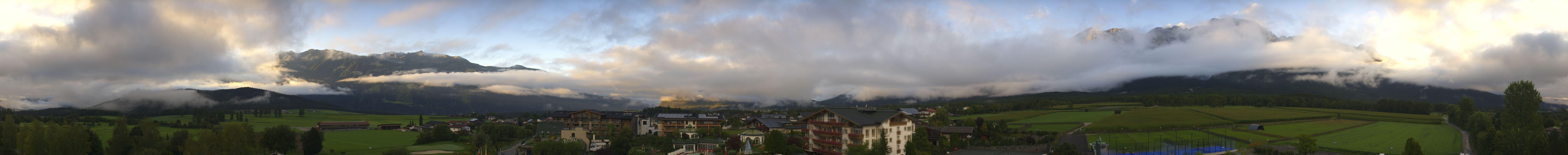Archiv Foto Webcam Alpenresort Schwarz: Mieminger Plateau