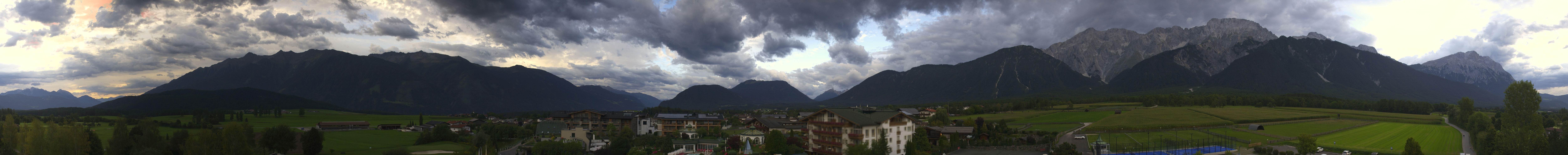 Archiv Foto Webcam Alpenresort Schwarz: Mieminger Plateau