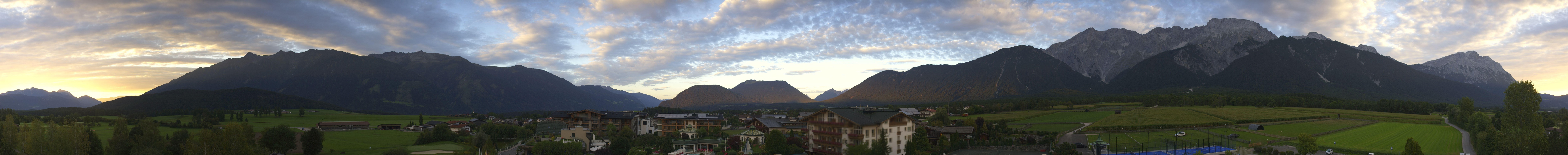 Archiv Foto Webcam Alpenresort Schwarz: Mieminger Plateau