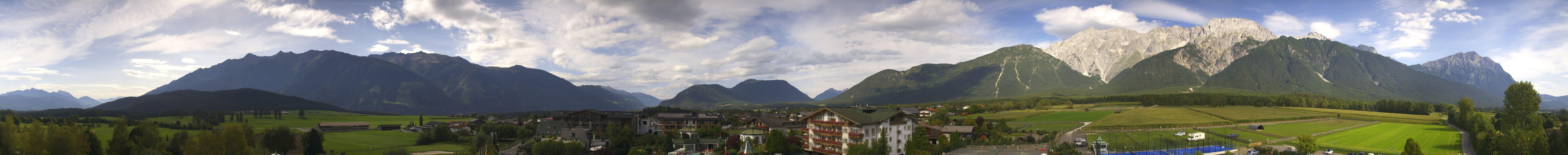 Archiv Foto Webcam Alpenresort Schwarz: Mieminger Plateau